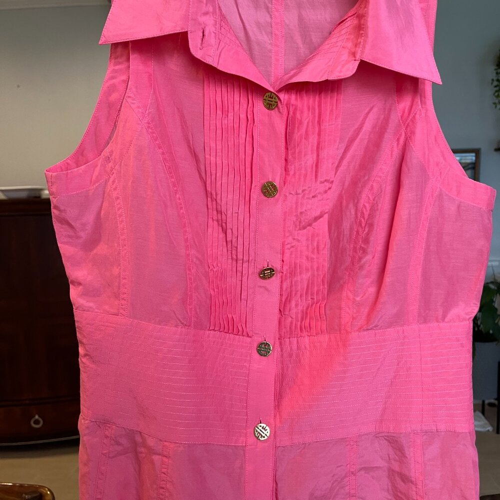 Antonio Melani Hot Pink Blouse Size M